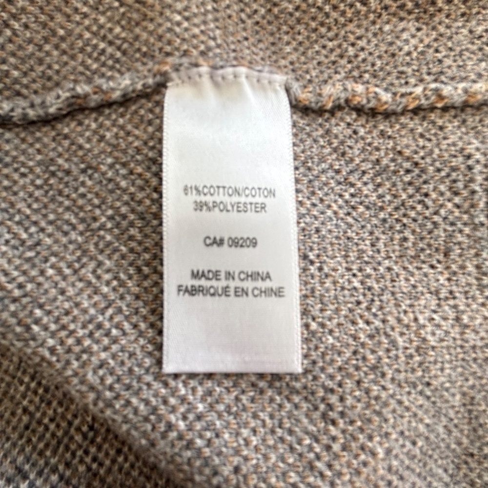 Cleo mock neck neutral tone pullover sweater with button detail size M - Picture 11 of 14